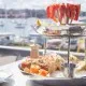 Vintage Steel Seafood Tower Large Stand 19.5 X 15.5cm