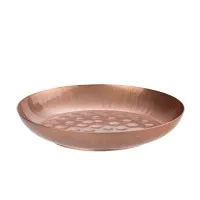 Vintage Copper Seafood Tower Serving Bowl 24.5cm
