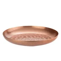 Vintage Copper Seafood Tower Serving Bowl 29.5cm