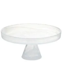 Asos White Footed Plate 28 X 13cm X 1