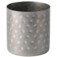 Vintage Steel Hammered Chip Cup 8.5cm X 12