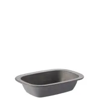 Vintage Steel Pie Dish 20 X 14cm X 6