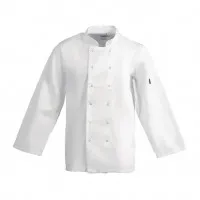 Vegas White Chef Jacket L/s - Xs