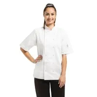 Vegas White Chef Jacket S/s - M