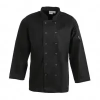 Vegas Black Chef Jacket L/s - Xl