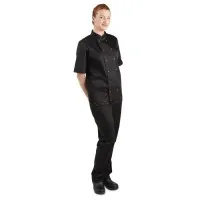 Vegas Black Chef Jacket S/s - L