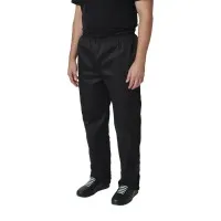Vegas Black Chefs Trousers - M