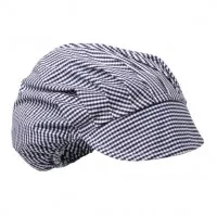 Peaked Hat - Blue Check