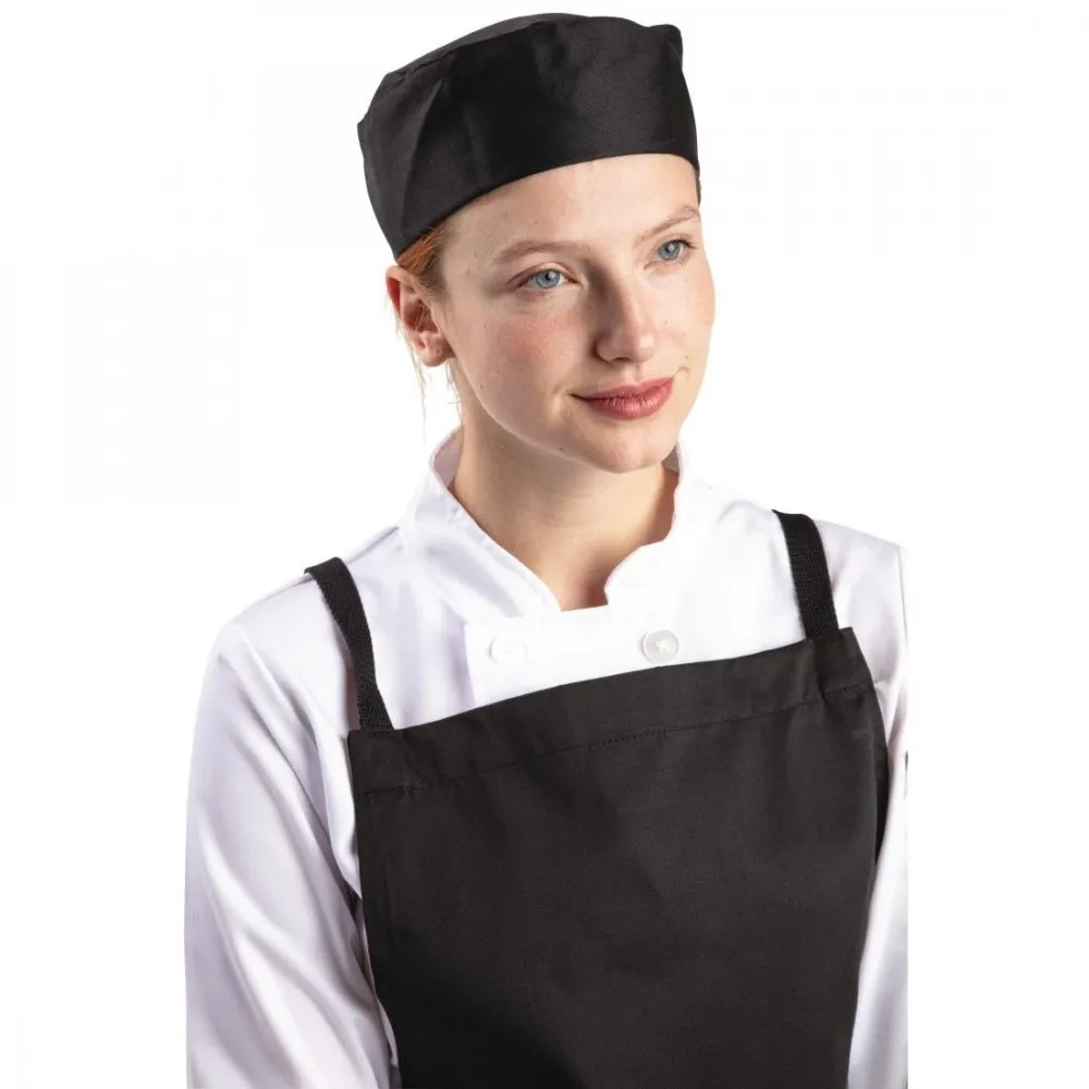 Skull Cap Blk Pcotton - Size L