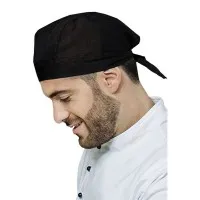 Chef Works Black Headwrap