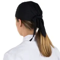 Chef Works Black Headwrap