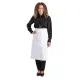 Waitress Wearing White Long Regular Waist Apron