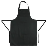 Whites Black Bib Apron Pcotton