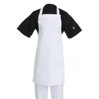 Bib Apron Pcotton White - 28x38''