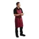 Whites Bib Apron Pcotton Burgundy