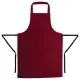Whites Bib Apron Pcotton Burgundy