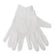 Waiting Gloves Ladies White 100% Cotton - Size L