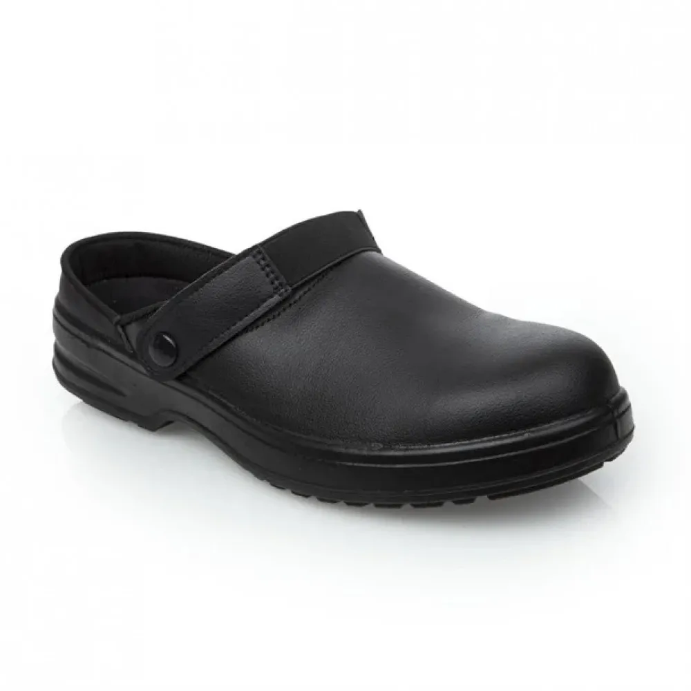 Lites Unisex Safety Clog Blk - Size 45