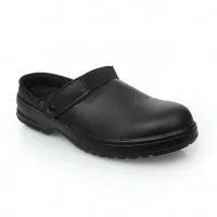 Lites Unisex Safety Clog Blk - Size 45