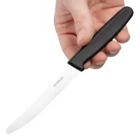 Hygiplas Tomato Ser Knife Blk - 4''