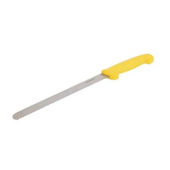 Hygiplas Slicer Serrated Yellow - 10''