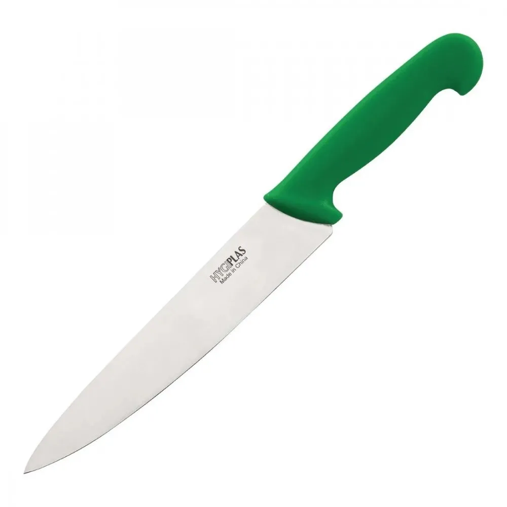 Hygiplas Cooks Knife Green - 8.5''
