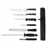 Sabatier 7 Piece Knife Set & Wallet (c010,c005,c015,c651,d40