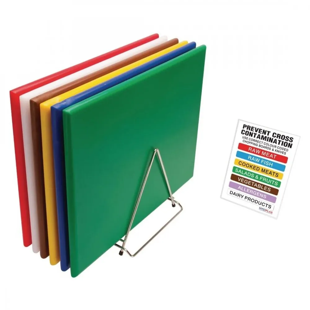 Hygiplas High Density Chopping Board Set - 24x18x1''