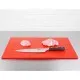 Hygiplas Anti-bacterial High Density Chopping Board Red - 18x12x1/2''