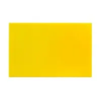 Hygiplas Anti-bacterial High Density Chopping Board Yellow - 18x12x1/2''