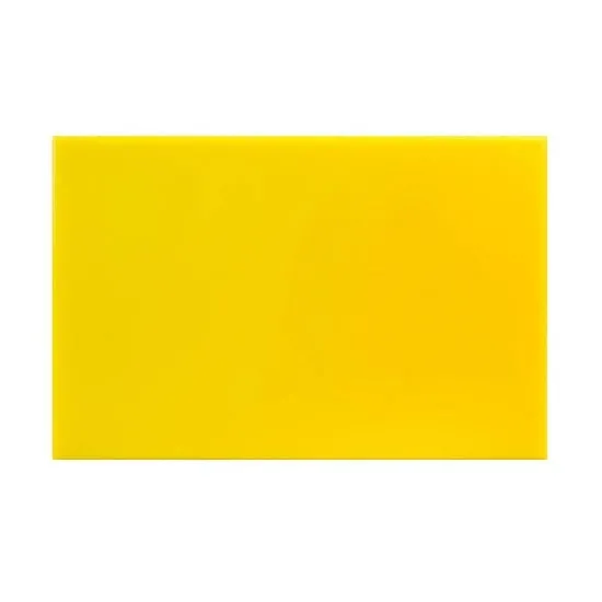 Hygiplas Anti-bacterial High Density Chopping Board Yellow - 18x12x1/2''