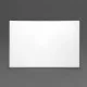 Hygiplas Anti-bacterial High Density Chopping Board White - 18x12x1/2''