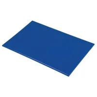 Hygiplas Anti-bacterial High Density Chopping Board Blue - 18x12x1/2''