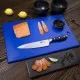 Hygiplas Anti-bacterial High Density Chopping Board Blue - 18x12x1/2''