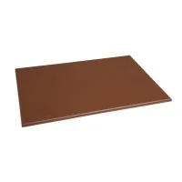 Hygiplas High Density Chopping Board Brown - 450x300x12mm 17 3/4x12x1/2''