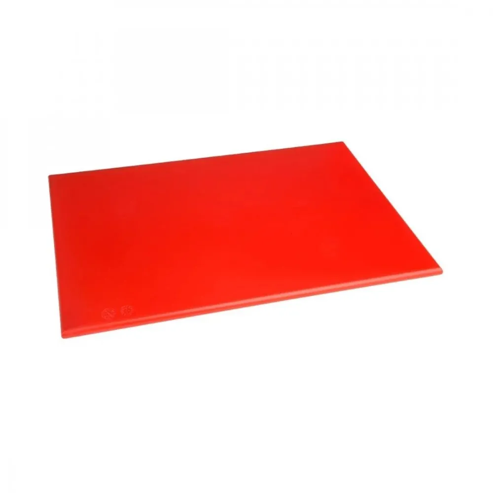 Hygiplas High Density Chopping Board Red - 450x300x12mm 17.75x12x0.5''