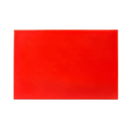 Hygiplas High Density Chopping Board Red - 450x300x12mm 17.75x12x0.5''