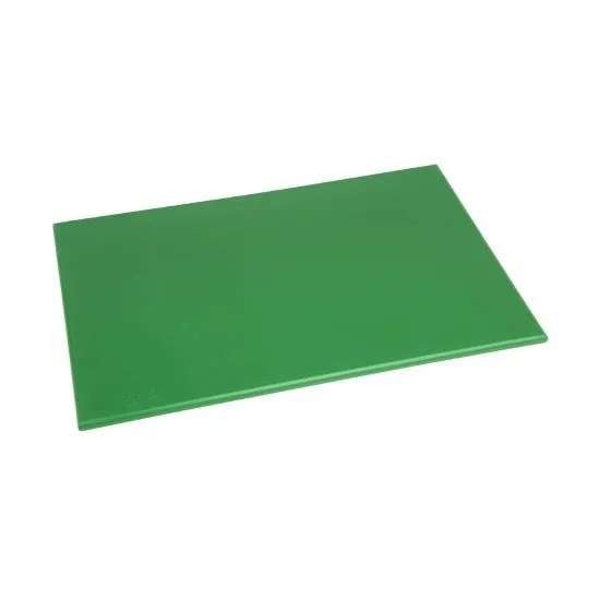 Hygiplas High Density Chopping Board Green - 450x300x12mm 17.75x12x0.5''