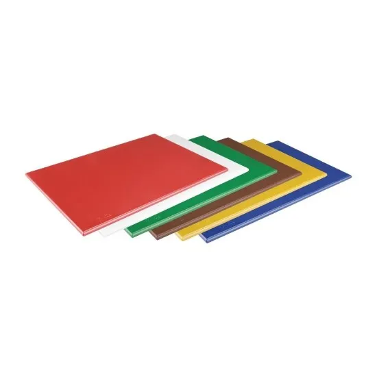 Hygiplas High Density Chopping Board Yellow - 450x300x12mm 17.75x12x0.5''