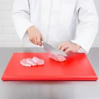 Hygiplas High Density Chopping Board Red - 18x12x1''