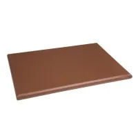 Hygiplas High Density Chopping Board Brown - 18x12x1''