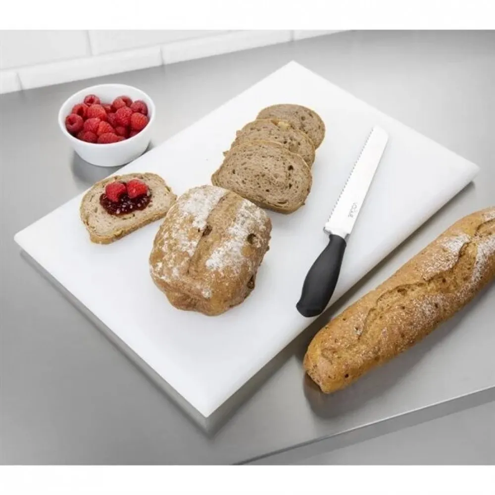 Hygiplas High Density Chopping Board White - 18x12x1''