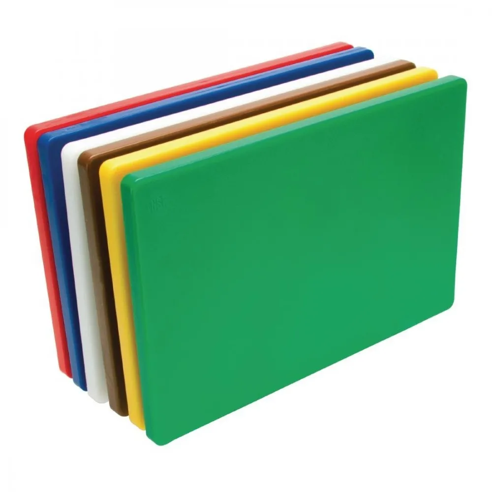Hygiplas Low Density Chopping Boards Set - 457x305x20mm