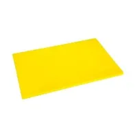 Hygiplas Low Density Chopping Board Yellow - 450x300x12mm 17 3/4x12x1/2''