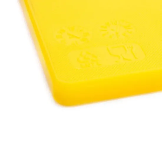 Hygiplas Low Density Chopping Board Yellow - 450x300x12mm 17 3/4x12x1/2''