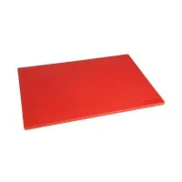 Hygiplas Low Density Chopping Board Red - 450x300x12mm 17.75x12x0.5''