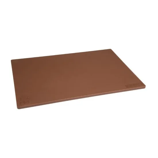 Hygiplas Low Density Chopping Board Brown - 450x300x12mm 17 3/4x12x1/2''