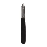 Vogue Plastic Peeler Blk Moulded Handle