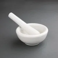 Vogue Porcelain Pestle & Mortar - 4.5''