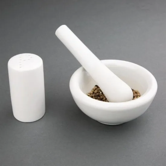 Vogue Porcelain Pestle & Mortar - 4.5''